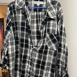 Ava & Viv Button Down